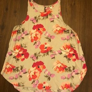 Cream and Pink Old Navy Top
